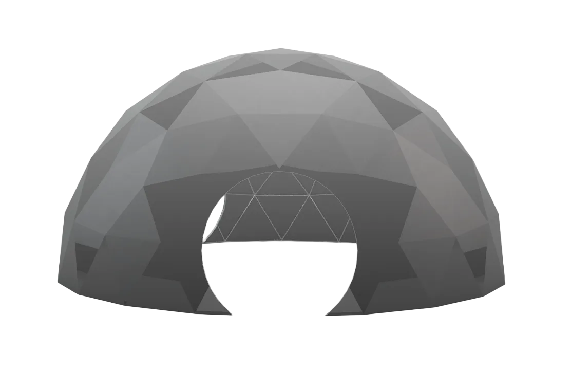 30-foot geodesic event dome rental — Los Angeles, deploys worldwide