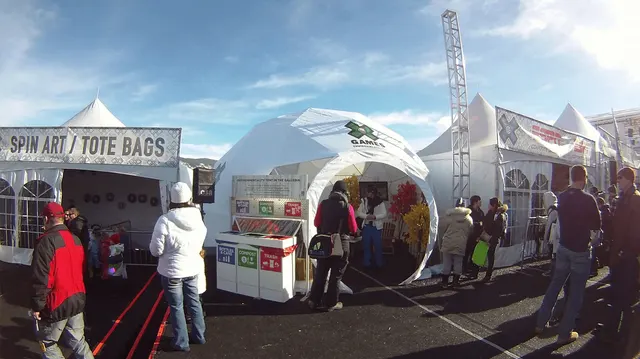 X Games branded event dome — exterior, custom printed cover